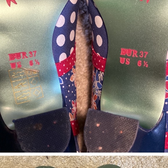 POETIC LICENCE Shake It Vintage Polkadot Heels - Picture 3 of 5